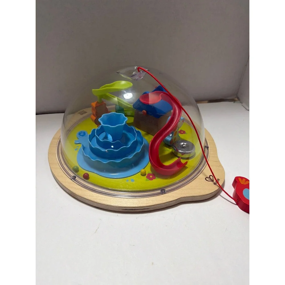 Hape Pepe & Friends Magnetic Maze Wooden Toddler Toy Animal Playground E8472